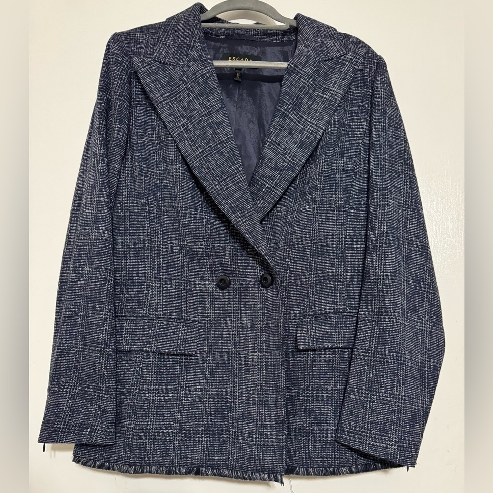 Escada Midnight Blue Blazer Size 42|L
